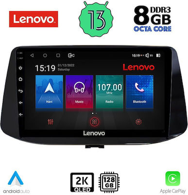Lenovo Sistem Audio Auto pentru Hyundai i30 2018> (Bluetooth/USB/AUX/WiFi/GPS/Apple-Carplay/Android-Auto) cu Ecran Tactil 9"