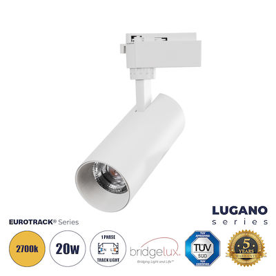 GloboStar Lugano LED Kommerzielle lineare Beleuchtung Leuchte Decke 20W Warmes Weiß IP20
