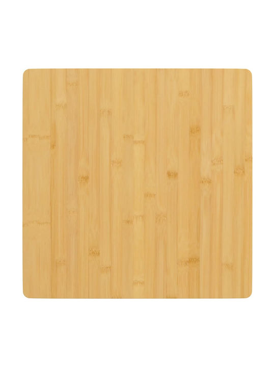 vidaXL Триъгълна Повърхност на масата Бамбук Кафяв 50x50x4см 352705 1бр
