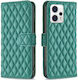 Puff Rhombus Wallet Πράσινο (Moto G13)