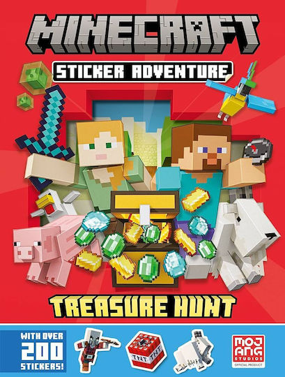 Minecraft Sticker Adventure, Лов на съкровища Minecraft Sticker Adventure, Лов на съкровища