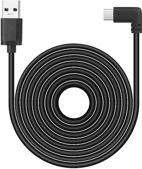 KIWI Design Ъглов HDMI Кабел HDMI Мъжки - HDMI Мъжки 3м Черен