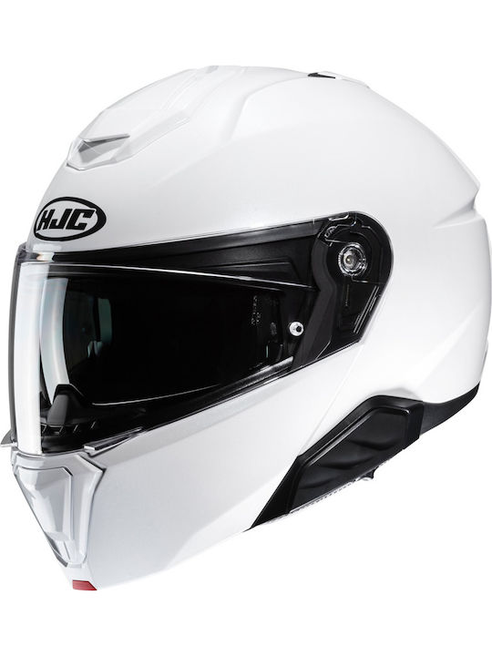 HJC I91 Pearl White Motorcycle Helmet Full Face ECE 22.06 1750gr