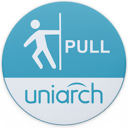 Uniarch Pancartă Autocolant Pull