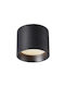 VK Lighting Σποτ Οροφής Εξωτερικού Χώρου με Ενσωματωμένο LED σε Μαύρο Χρώμα 75169-058721