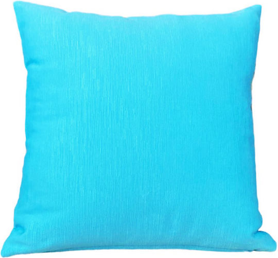 Decotelia Sofa-Kissen Aus 100% Baumwolle Türkis 45x65cm