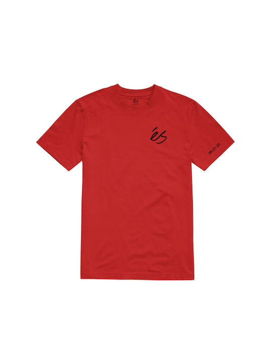 Es Men's Short Sleeve T-shirt Red