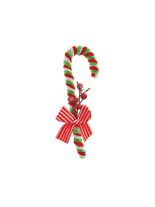 Christmas Cane Ornament Red