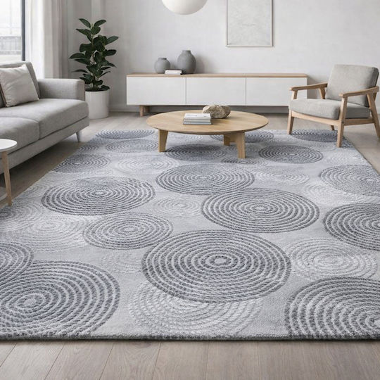 Saray Home Delux Χαλί Ορθογώνιο Γκρι 240x290cm