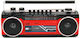 Trevi Portable Radio-CD Player Equipped with USB Red