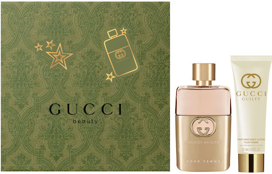 Gucci Set Pentru Femei Cu Loțiune De Corp 2 Bucăți