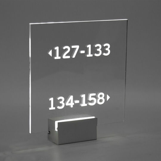VK Lighting Wall Lamp with Integrated LED Transparent 22x22cm