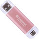 Transcend Esd310p 1.0TB USB 3.2 SSD Stick mit Verbindung USB-A & USB-C Rosa