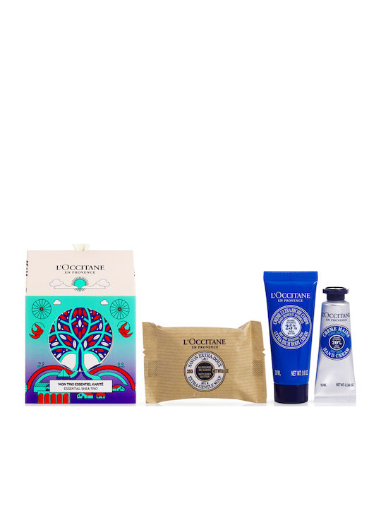 L'Occitane Shea Essential Trio Holiday Ornament Комплект за грижа за кожата