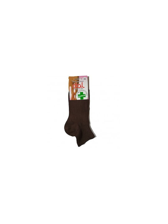 Dal Damen Socken Braun 1Pack