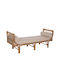 Charmella Bancă Exterior Rattan cu Perne 187x69x76cm