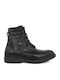 Leder Schwarz Stiefel