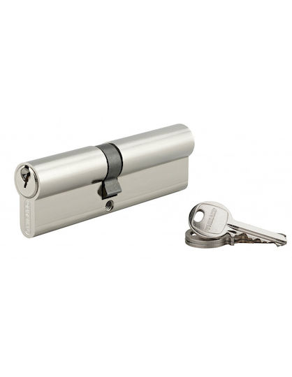 Thirard Lock Cylinder 100mm (45-55) with 3 Keys Silver