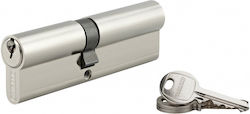 Thirard Lock Cylinder 95mm (45-50) with 3 Keys Silver