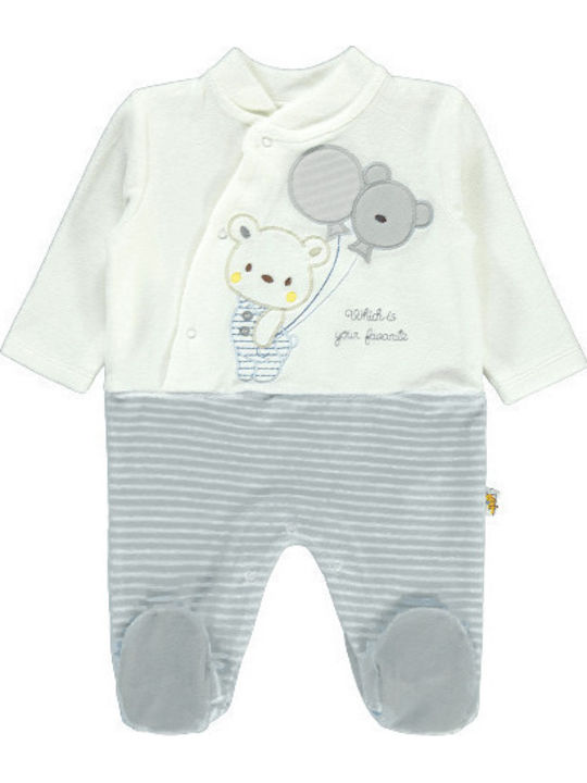 Mini Damla Baby-Strampler Grau