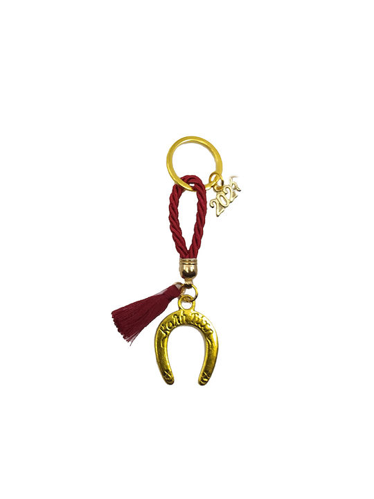 Hanging Lucky Charm Horseshoe Gold 2024 11cm 1pcs