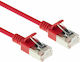 Intronics U/FTP (STP) Cat.6a (Gigabit) Мрежов Кабел Ethernet 2м Червен