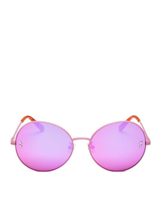 Stella McCartney Unisex Sonnenbrille mit Rosa Metall Gestell und Rosa Linse SK0032S 005