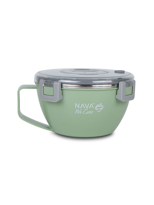 Nava Cutie pentru Mâncare Inox Verde 850ml 1buc