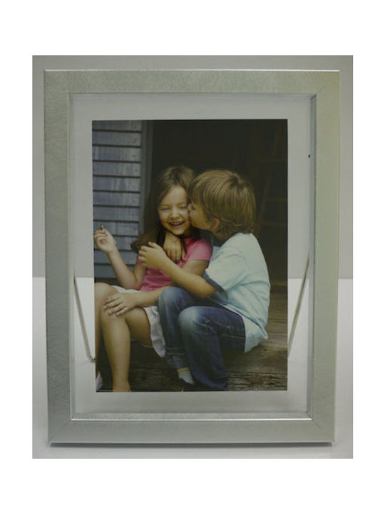 Karvounis Glass Photo Frame with Silver Frame