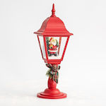 Eurolamp Χριστουγεννιάτικο Lantern Red Battery 46.5x16cm.