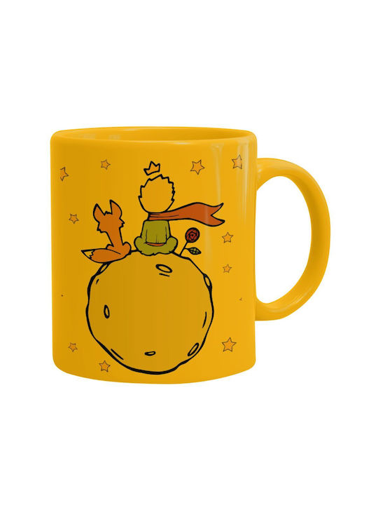 Koupakoupa Little Prince Ceramic Cup Yellow 330ml