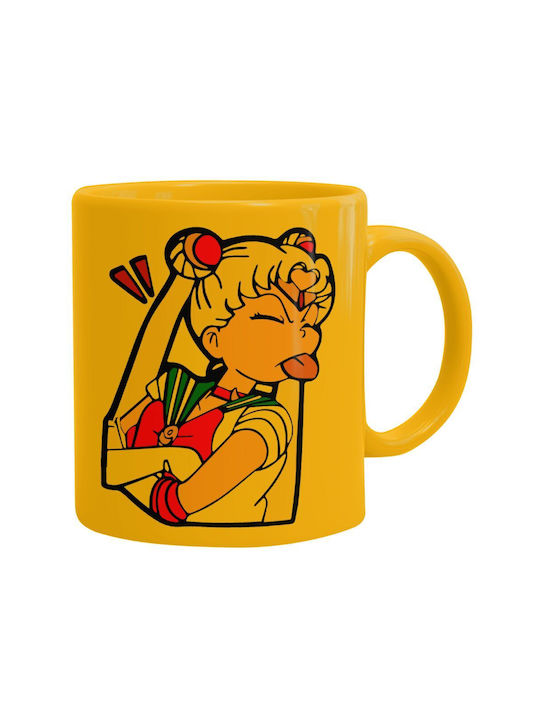Koupakoupa Mug Ceramic Yellow 330ml