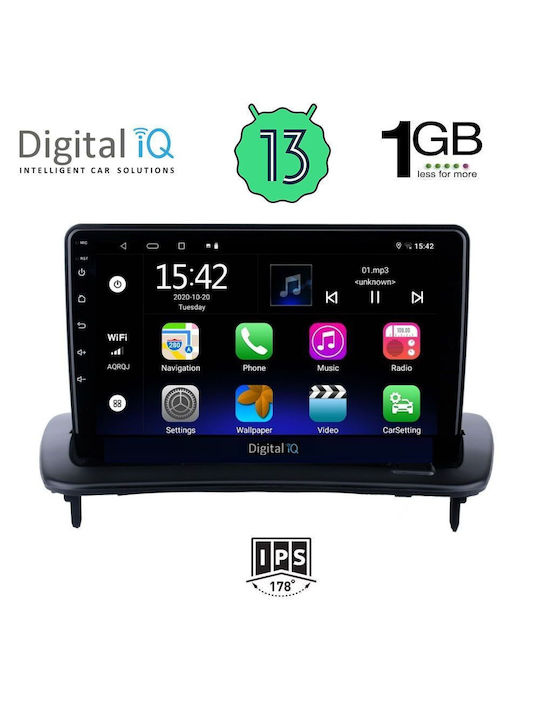 Digital IQ Ηχοσύστημα Αυτοκινήτου για Volvo C30 2005-2013 (Bluetooth/USB/WiFi/GPS/Apple-Carplay/Android-Auto) με Οθόνη Αφής 9"