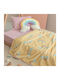 Palamaiki Blanket Cot Cloudy Velvet Yellow Cloudy 110x140cm