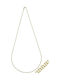 Senzio Belibasakis Two-tone Chain Neck made of Gold 14K Length 45cm