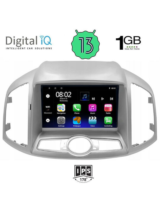 Digital IQ Автомобилна Аудио Система (Блутут/USB/WiFi/GPS/Apple-Carplay/Android-Auto) с Тъчскрийн 9"