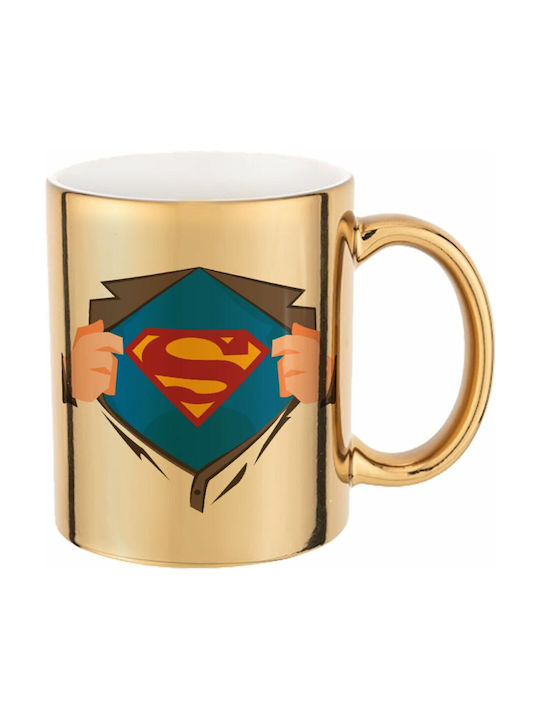 Koupakoupa Hands Mug from Porcelain Gold 330ml