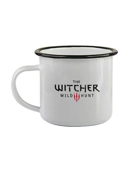 Koupakoupa Witcher Iii Wild Hunt Enamel Cup White 340ml