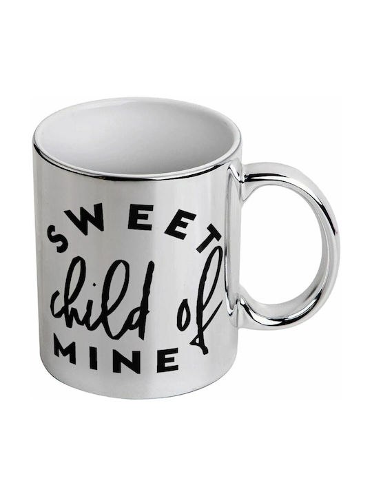 Koupakoupa Sweet Child Mine Porcelain Cup Silver 330ml