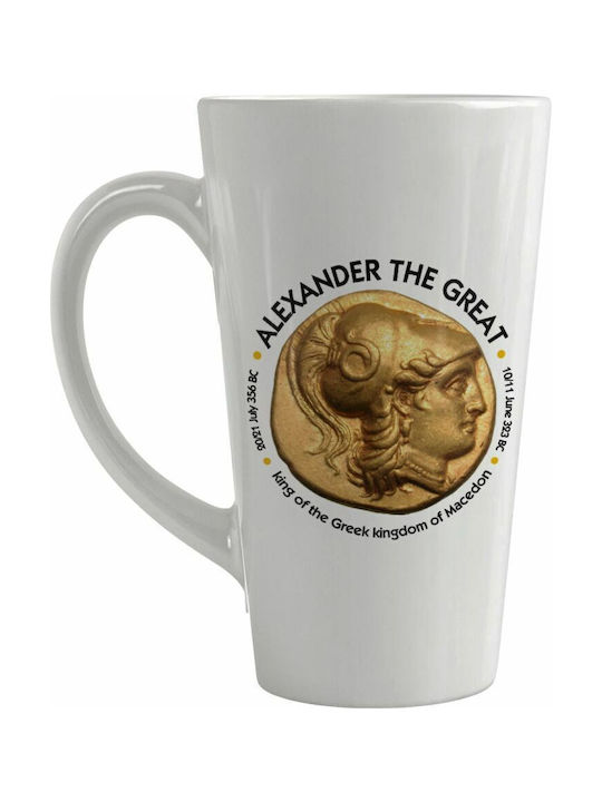 Koupakoupa Alexander Great Ceramic Cup White 450ml