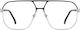 Carrera Herren Metallisches Brillengestell Grau 1135 RZZ