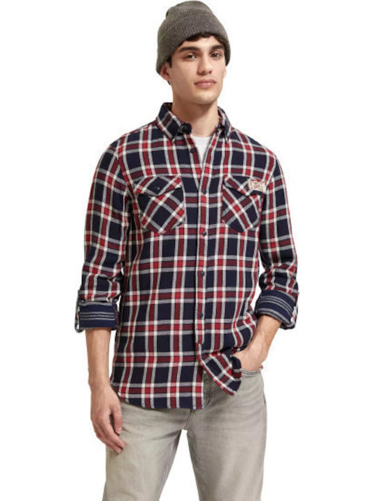 Scotch & Soda Archive Double Face Twill Checked...