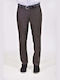Men's Elastic Grey Chino Trousers