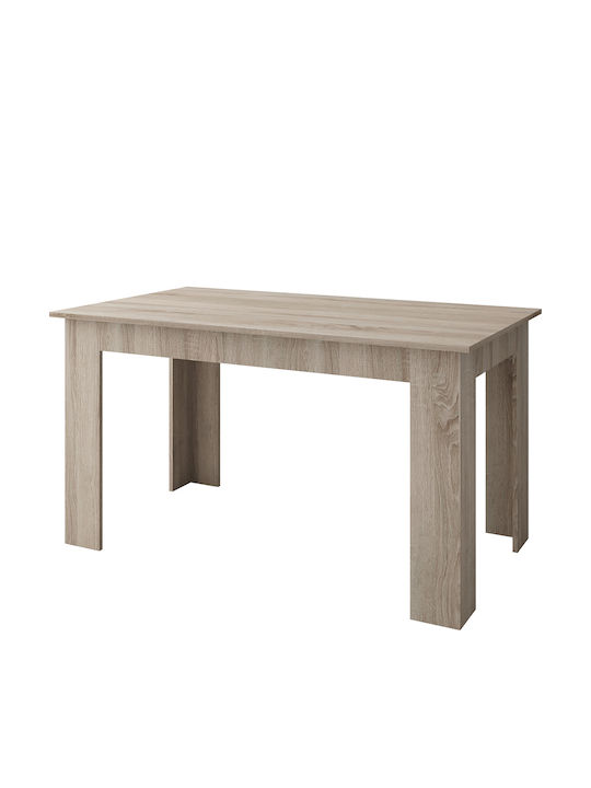 Hazel Τραπέζι Κουζίνας Ξύλινο Truffle Oak 120x8...