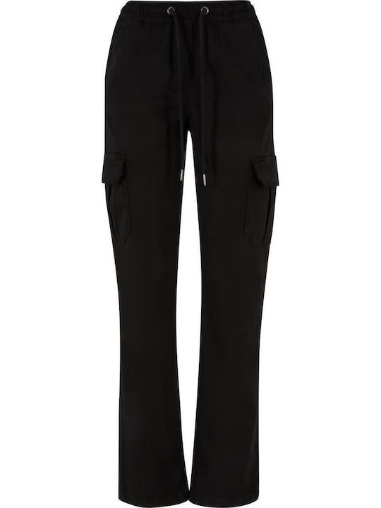 Urban Classics Damen Hoch tailliert Stoff Cargo...
