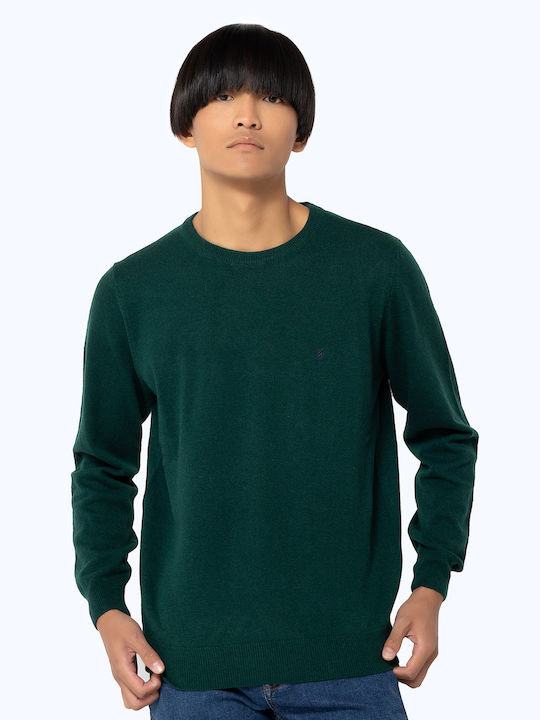 The Bostonians Πουλόβερ Μακρυμάνικο Dark Green