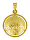 Roloi Kaliamanis Pendant Kids Talisman Double Sided Konstantinato made of Gold 9K PM1247