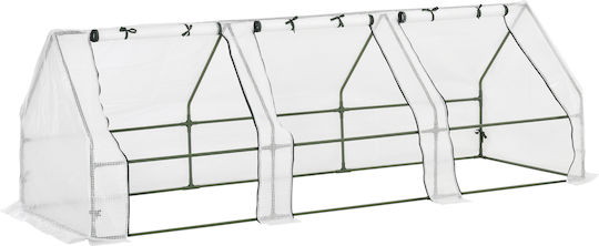Outsunny Garden Greenhouse Tunnel 2.7x0.9x0.9m