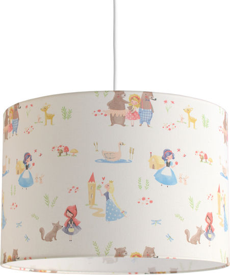 Veis Einfaches Licht Kinderdeckenleuchte Deckenleuchte 15W mit Fassung E27 Weiß 35x24cm