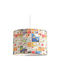 Veis Kids Plastic Single Ceiling Light E27 Multicolour 15W 35x24cm